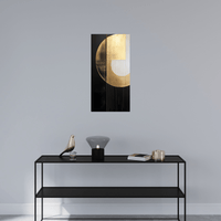 Golden celestial object flairs - ArtDeco Canvas