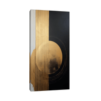 Golden circle depiction - ArtDeco Canvas