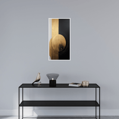 Golden circle depiction - ArtDeco Canvas