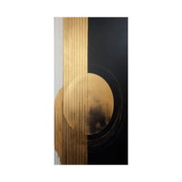 Golden circle depiction - ArtDeco Canvas