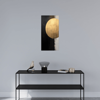 Golden disk - ArtDeco Canvas