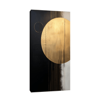 Golden disk - ArtDeco Canvas