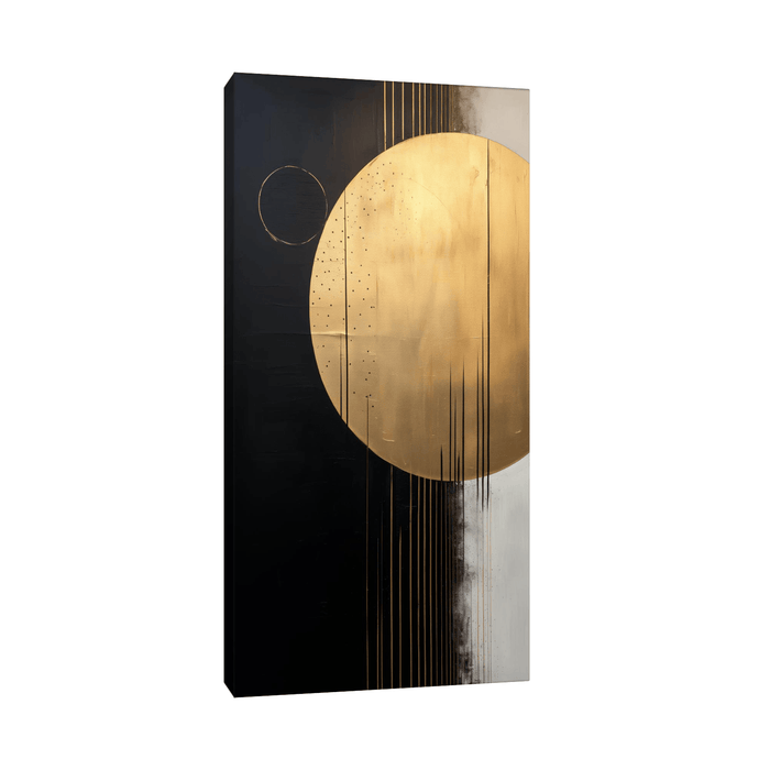 Golden disk - ArtDeco Canvas