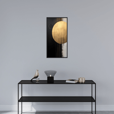 Golden disk - ArtDeco Canvas