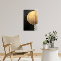 Golden disk ll - ArtDeco Canvas