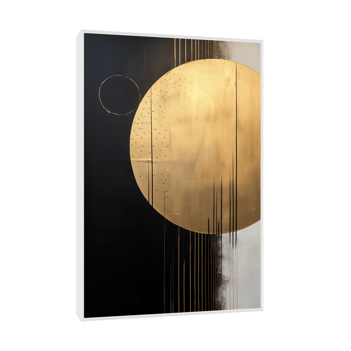 Golden disk ll - ArtDeco Canvas