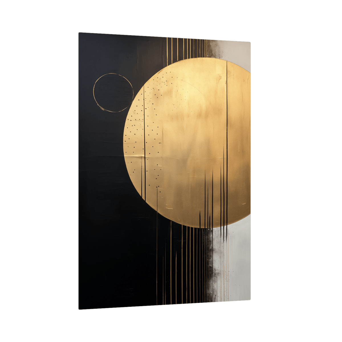 Golden disk ll - ArtDeco Canvas