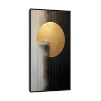 Golden disk object - ArtDeco Canvas