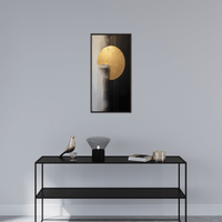 Golden disk object - ArtDeco Canvas