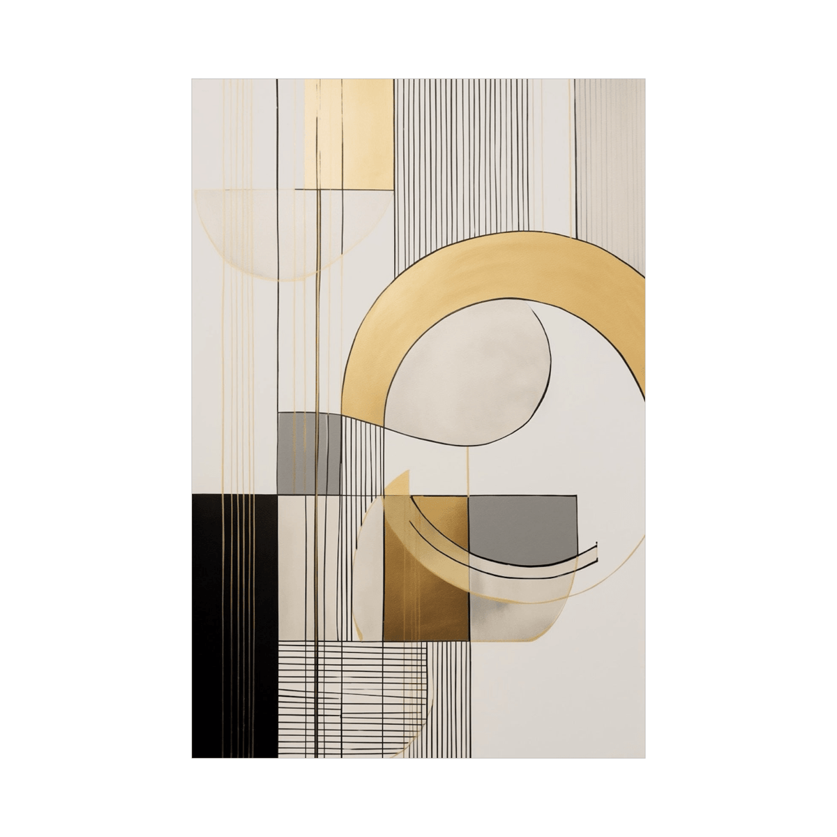 Golden eye - ArtDeco Canvas