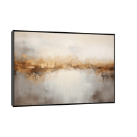 Golden horizon - ArtDeco Canvas