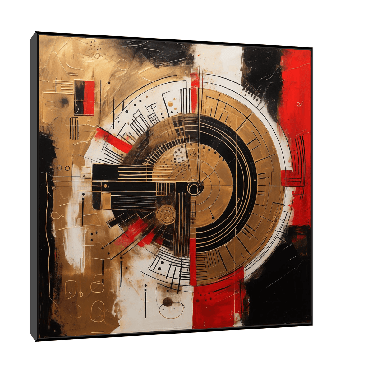 Golden mechanism - ArtDeco Canvas