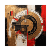 Golden mechanism - ArtDeco Canvas