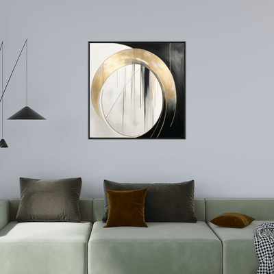 Golden portal - ArtDeco Canvas