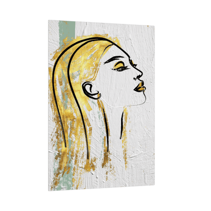 Golden portrait - ArtDeco Canvas
