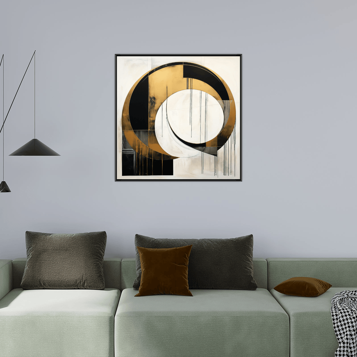 Golden spiral - ArtDeco Canvas