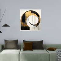 Golden spiral - ArtDeco Canvas