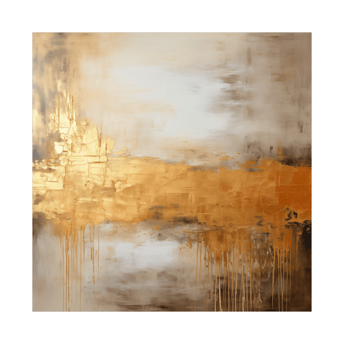 Golden split - ArtDeco Canvas