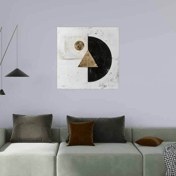 Golden triangle - ArtDeco Canvas