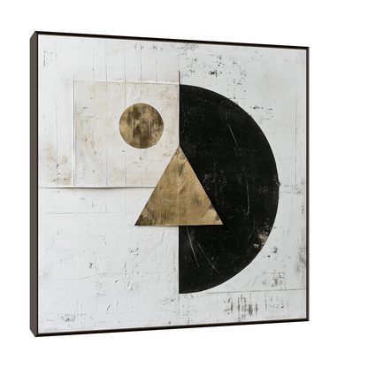Golden triangle - ArtDeco Canvas
