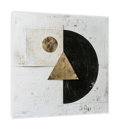 Golden triangle - ArtDeco Canvas