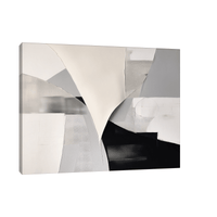 Grey geometry - ArtDeco Canvas