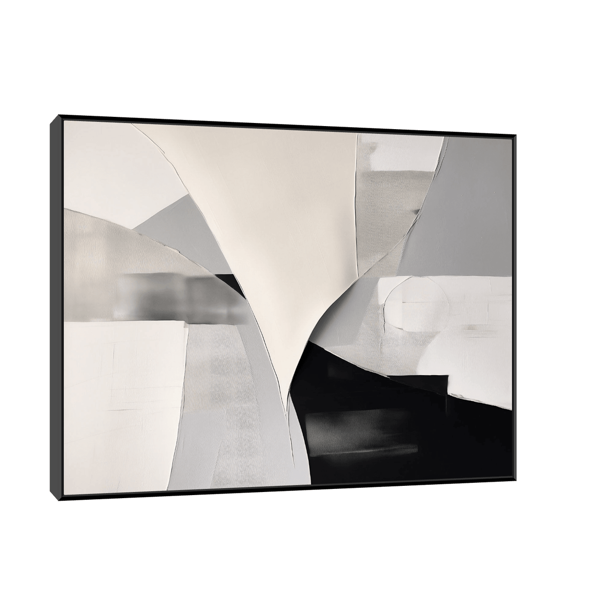 Grey geometry - ArtDeco Canvas