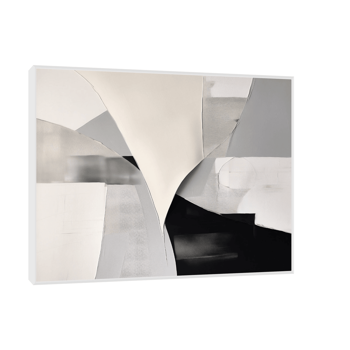 Grey geometry - ArtDeco Canvas