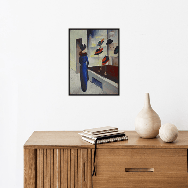 Hat shop, August Macke - ArtDeco Canvas