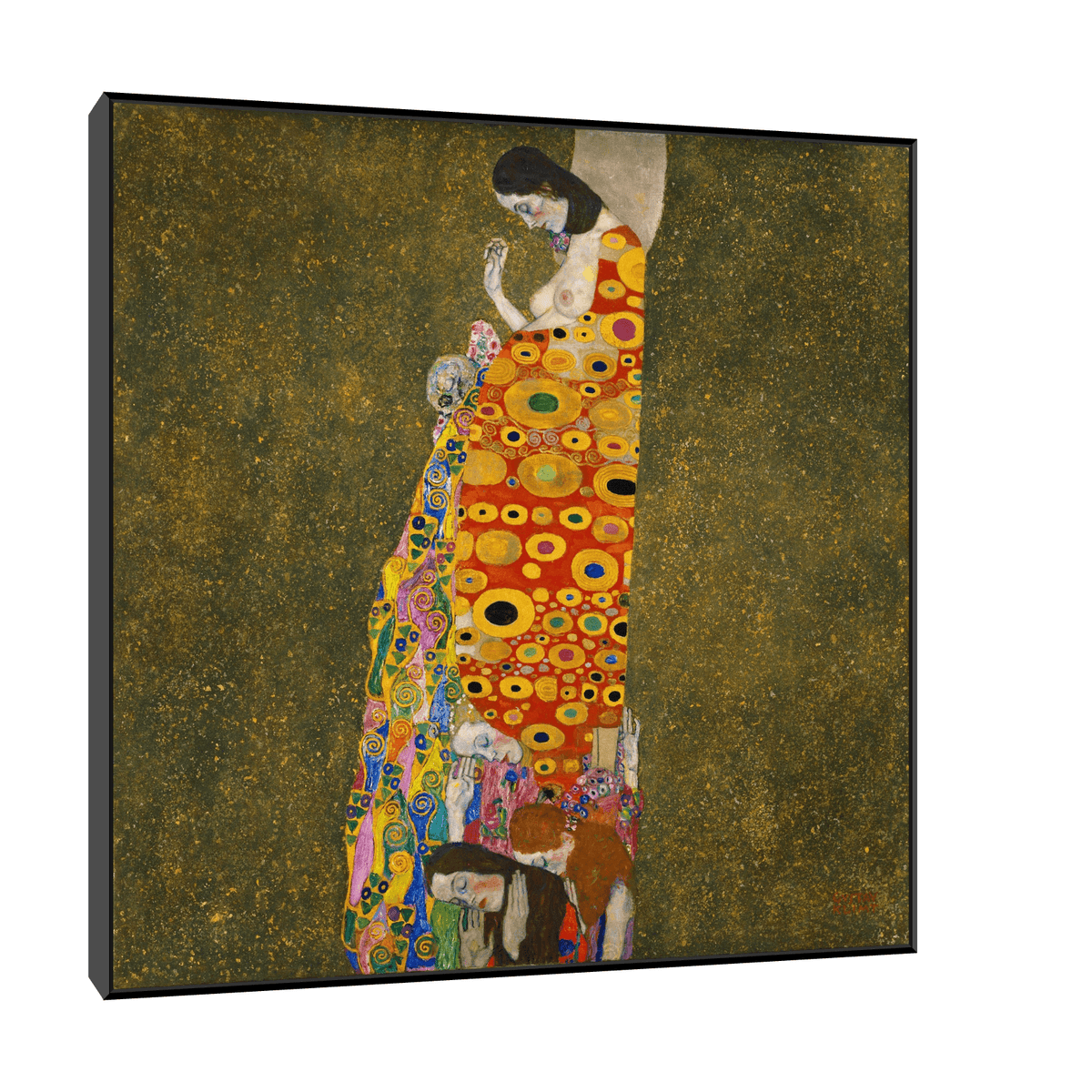 Hope II, Gustav Klimt - ArtDeco Canvas