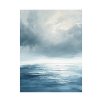 Horizon over sea - ArtDeco Canvas