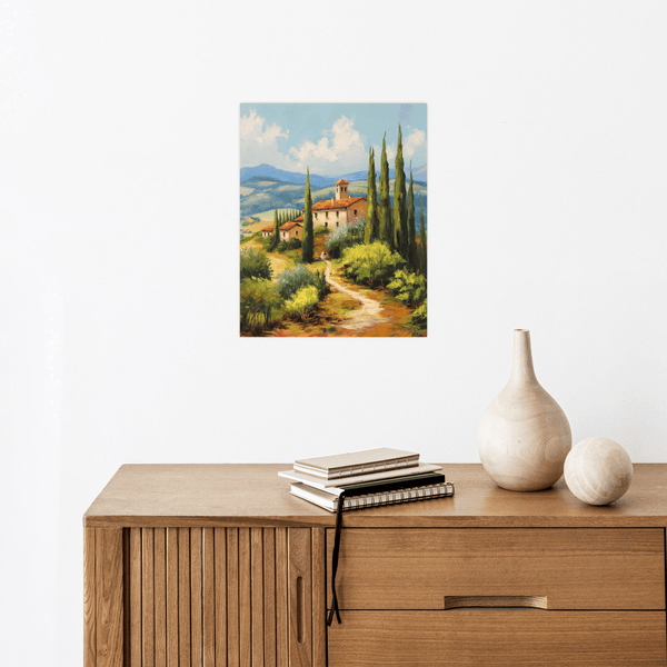 House by the road - ArtDeco Canvas