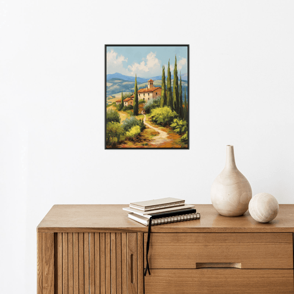 House by the road - ArtDeco Canvas