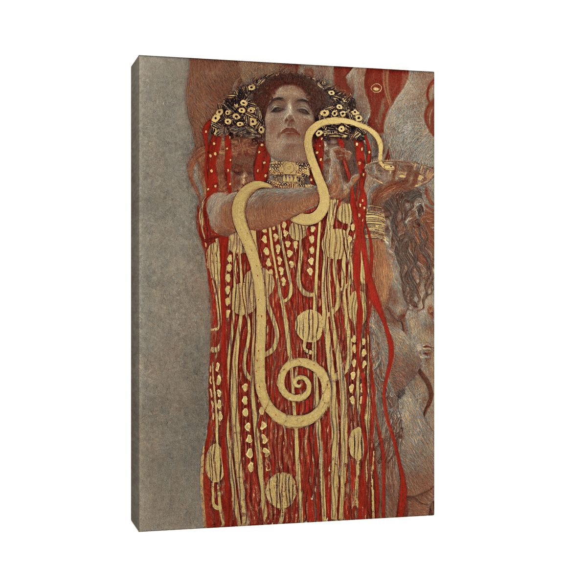 Hygieia, Gustav Klimt - ArtDeco Canvas