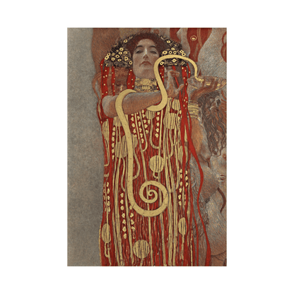 Hygieia, Gustav Klimt - ArtDeco Canvas