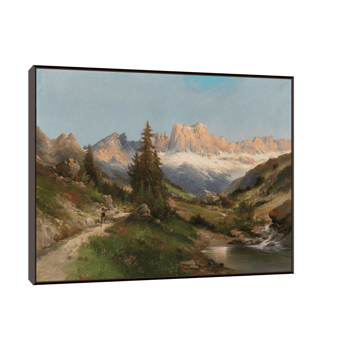 In the Dolomites, Karl Kaufmann - ArtDeco Canvas