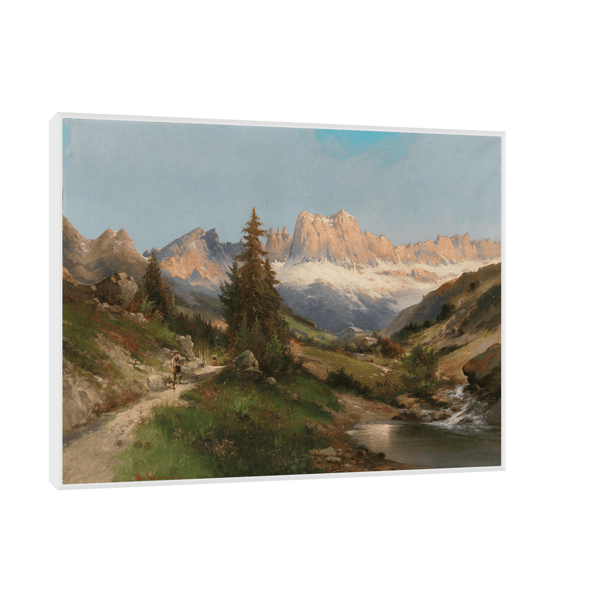 In the Dolomites, Karl Kaufmann - ArtDeco Canvas