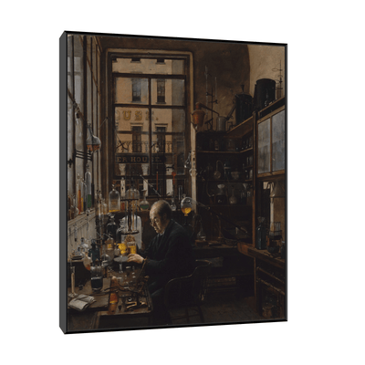 In the Laboratory, Henry Alexander - ArtDeco Canvas