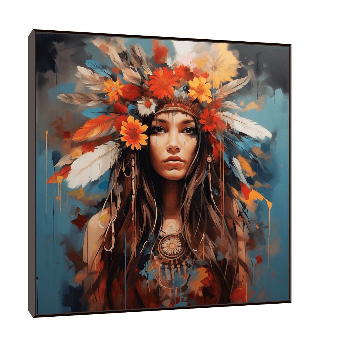 Indian princess - ArtDeco Canvas