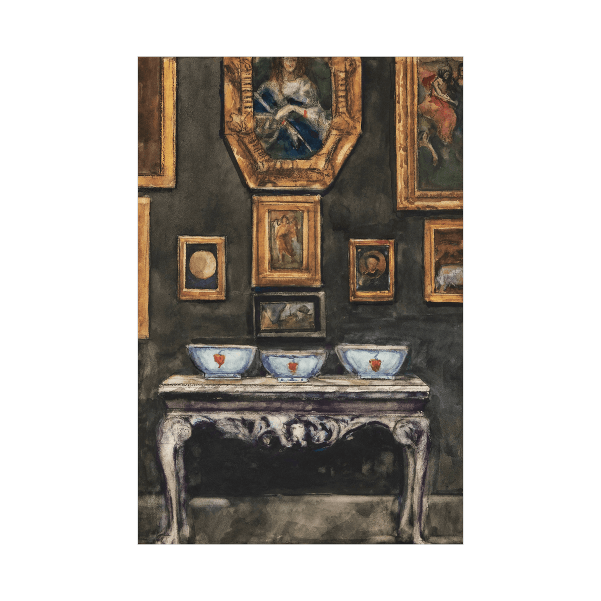 Interior at Windlestone, Sir William Eden - ArtDeco Canvas