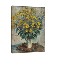 Jerusalem Artichoke Flowers, Claude Monet - ArtDeco Canvas