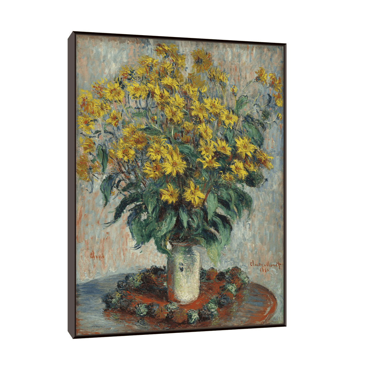 Jerusalem Artichoke Flowers, Claude Monet - ArtDeco Canvas