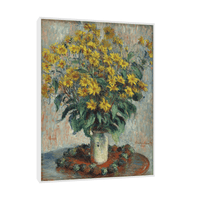 Jerusalem Artichoke Flowers, Claude Monet - ArtDeco Canvas