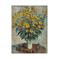 Jerusalem Artichoke Flowers, Claude Monet - ArtDeco Canvas