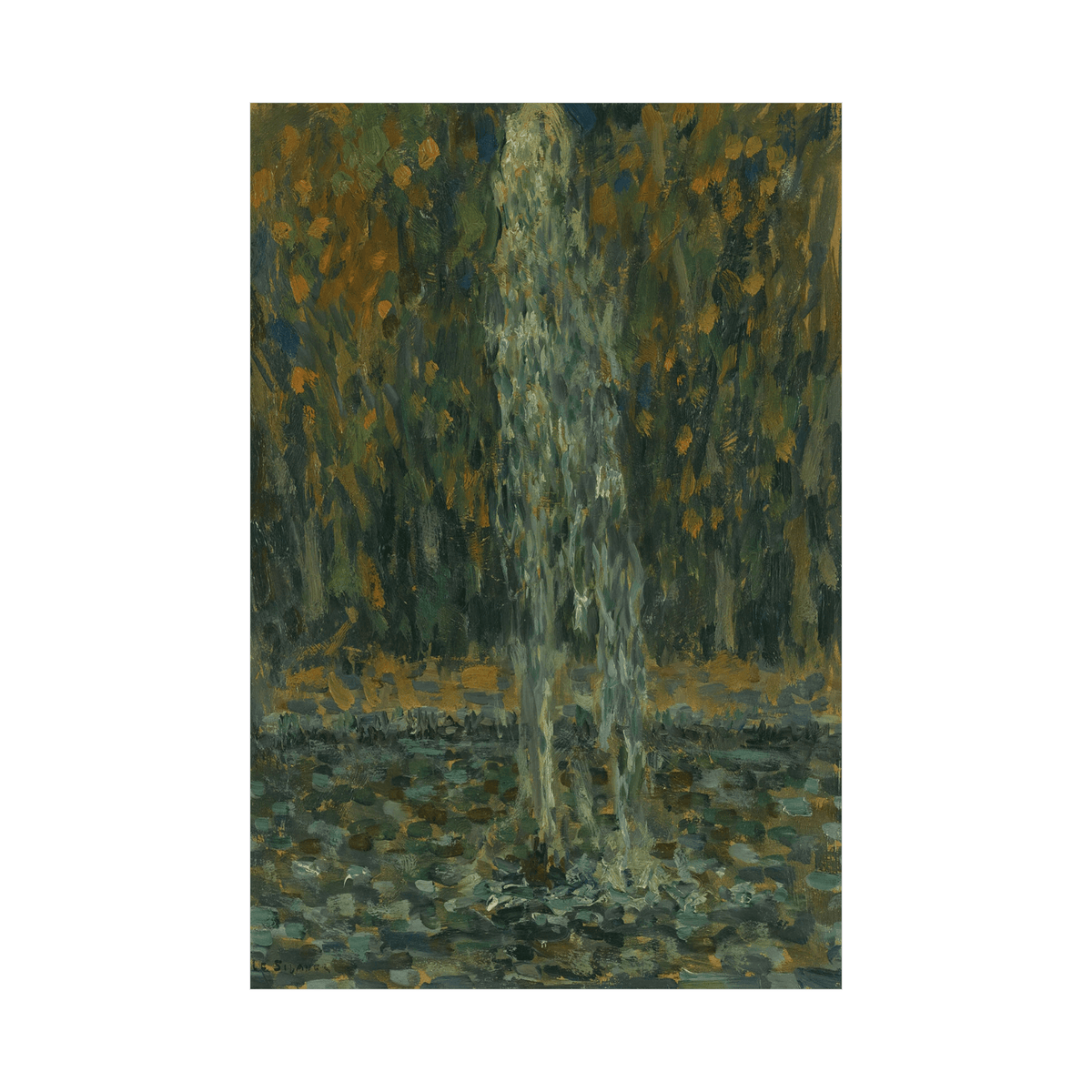 Jet D’eau, Henri Le Sidaner - ArtDeco Canvas