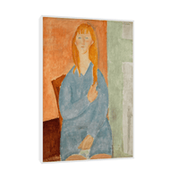 Jeune fille en bleu, Amedeo Modigliani - ArtDeco Canvas