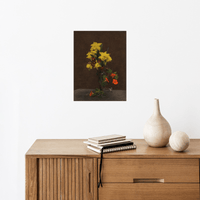 Jonquilles et capucines, Henri Fantin-Latour - ArtDeco Canvas