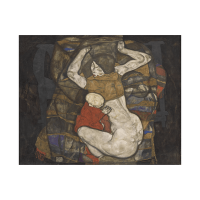 Junge Mutter, Egon Schiele - ArtDeco Canvas