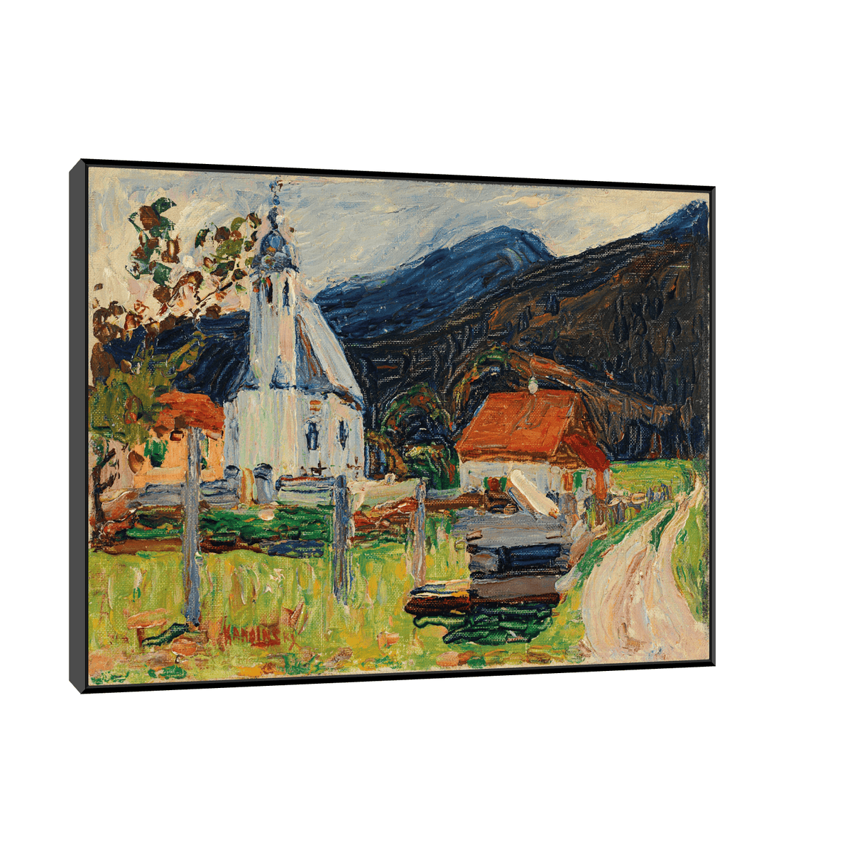 Kochel—Dorfkirche, Wassily Kandinsky - ArtDeco Canvas