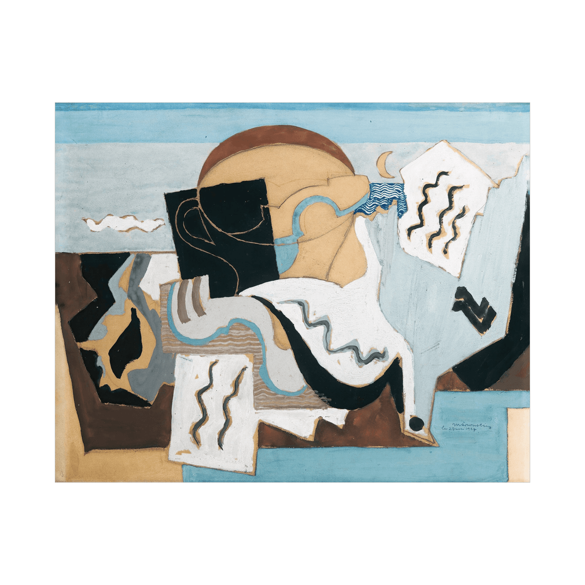 La Colombe Poignardée, Louis Marcoussis - ArtDeco Canvas